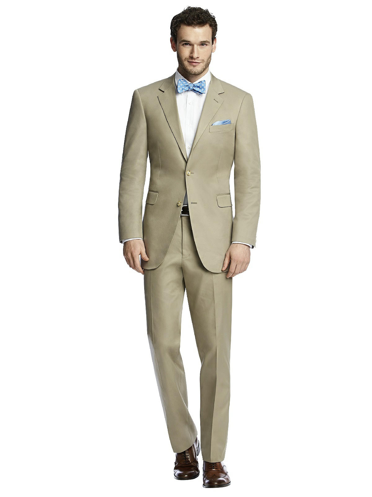 Modern Khaki Suit - The Dessy Group